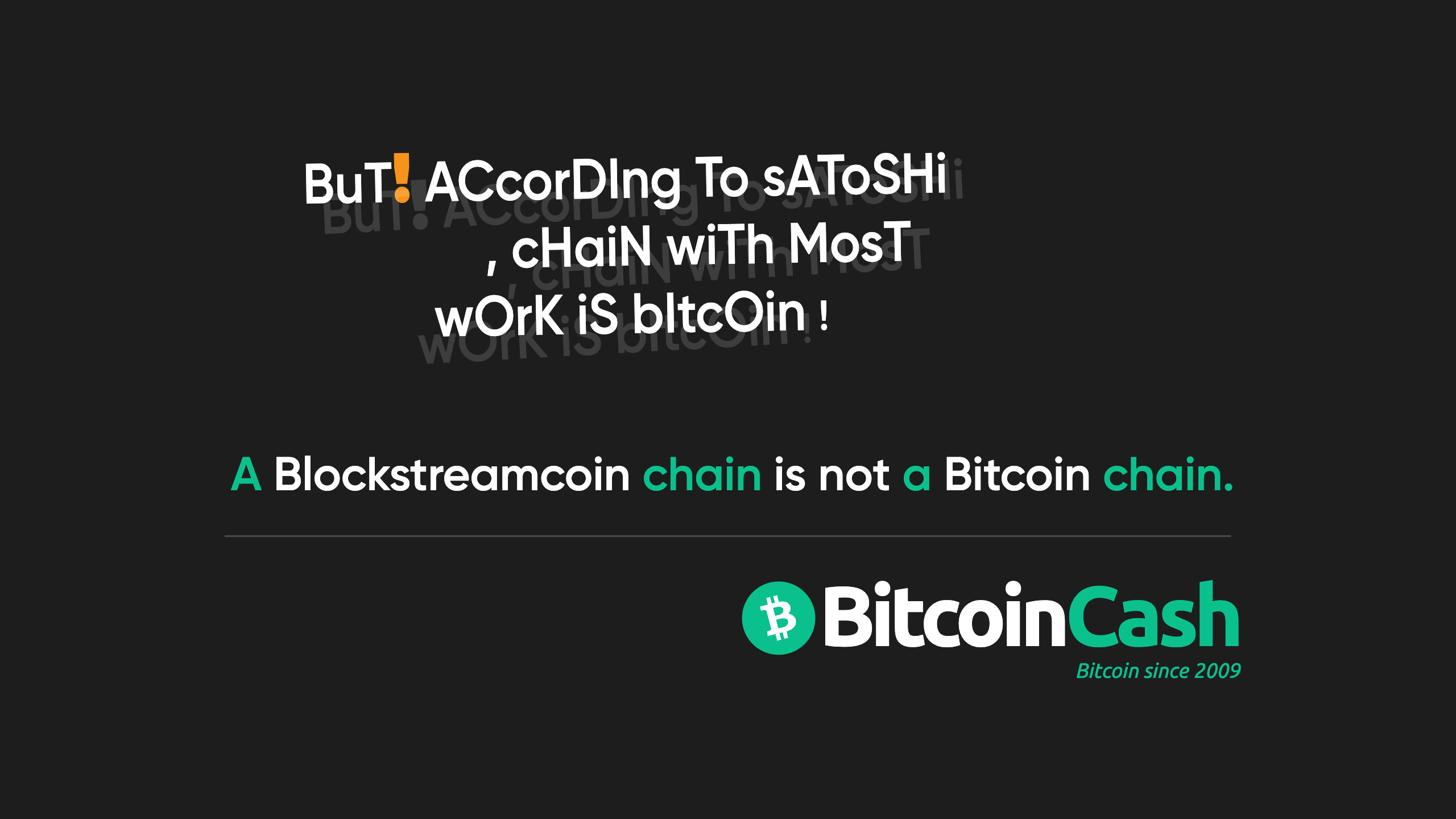 Blockstreamcoin is not Bitcoin.